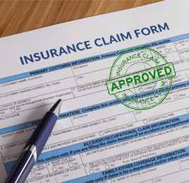 Zoom HD insurance claim form paper